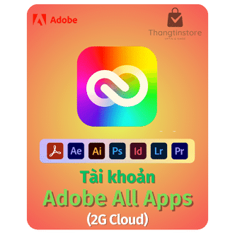Nâng cấp tài khoản Adobe All Apps chính chủ